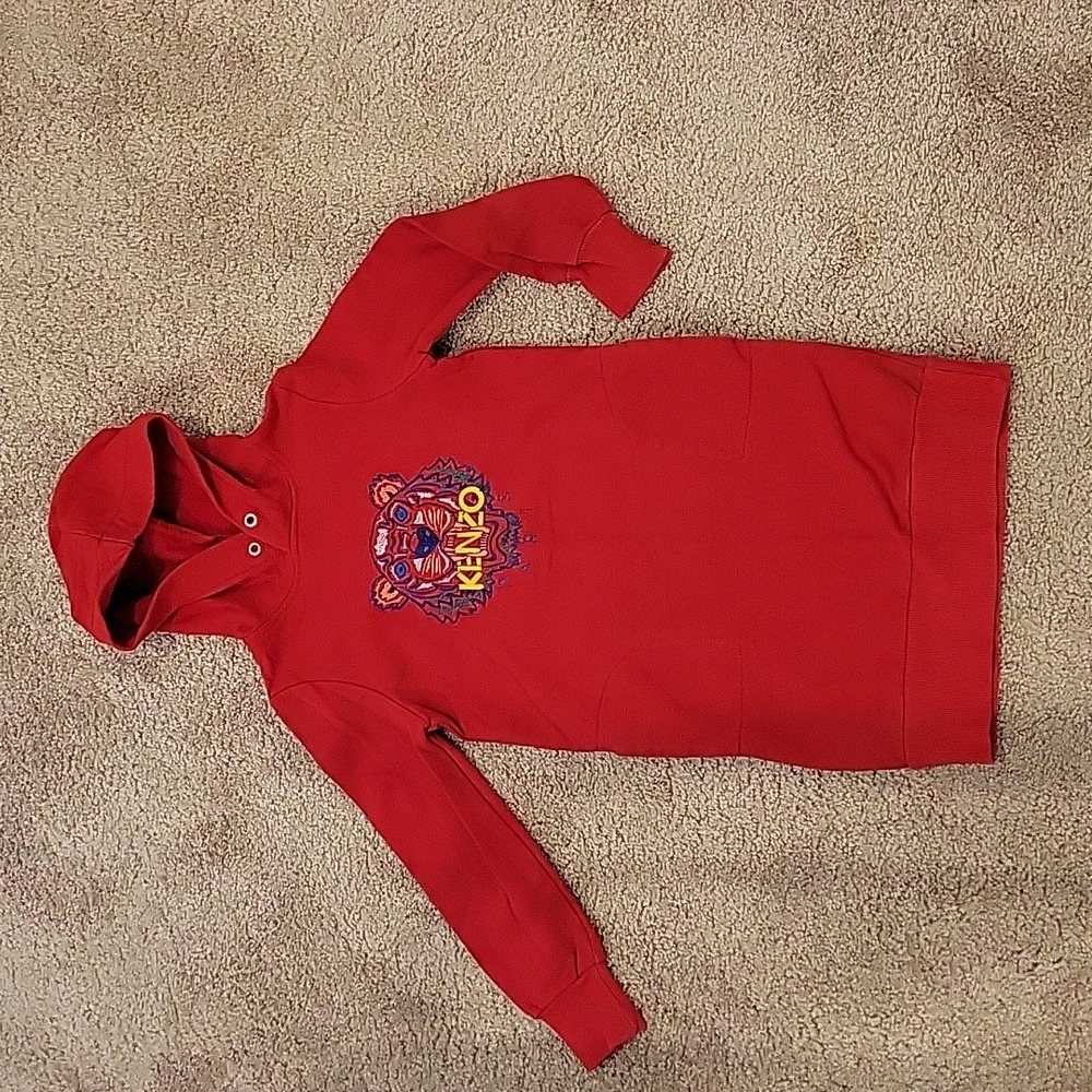 Kenzo Kids Tiger Sweatshirt Dress age 8
